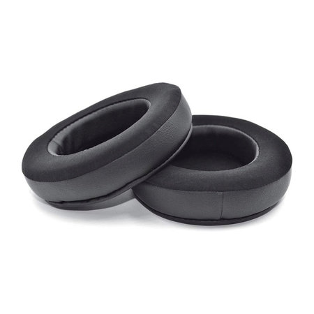 Náhradné Náušníky pre Razer Nari 7.1 THX, Pamäťová pena + Chladivá Textília s Gélom, Čierne, 1 Pár