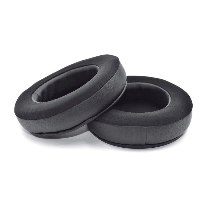Náhradné Náušníky pre Razer Nari 7.1 THX, Pamäťová pena + Chladivá Textília s Gélom, Čierne, 1 Pár