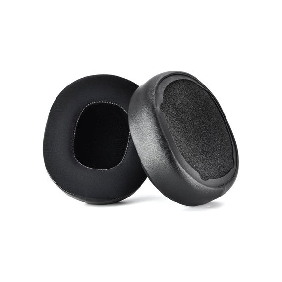 Náhradné Náušníky pre Skullcandy Hesh 3.0, Crusher, Venue, Pamäťová Pena + Koža + Textil, Čierne, Chladivý Gél, 1 pár
