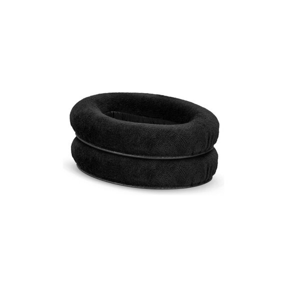 Náhradné Náušníky pre Sennheiser HD545, HD600, HD650, Pamäťová pena + Textil, Čierne, 1 pár