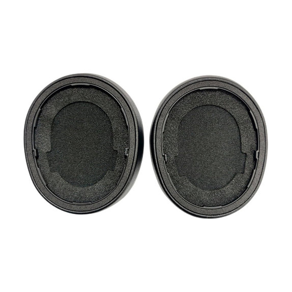 Náhradné Náušníky pre Steelseries Nova Pro, Pamäťová pena + PU Koža, Čierne, 1 pár