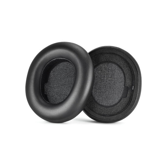 Náhradné Náušníky pre Steelseries Nova Pro, Pamäťová pena + PU Koža, Čierne, 1 pár