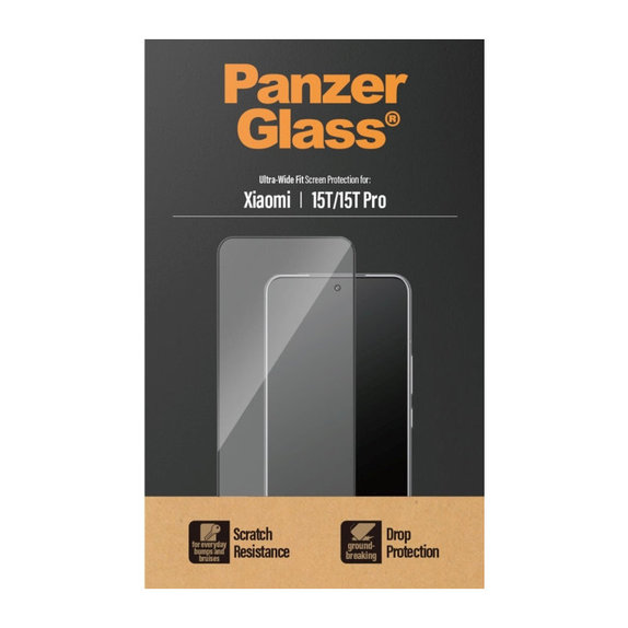 Tvrdené sklo UWF pre Xiaomi 15T/15T Pro, Čierna, PanzerGlass