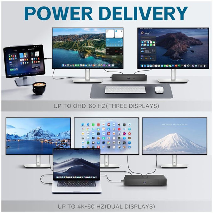Dell WD19S K20A001 - Dokovacia stanica (USB-C) + Adaptér 130W Repasovaný