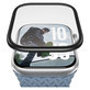 Tvrdené sklo UWF METALLIC pre Apple Watch 11/10 42 mm, Čierna, PanzerGlass