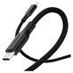 Kábel USB-C, 60 W, Racing, 1,2 m, Vesmírna čierna, empower