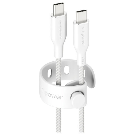 Kábel USB-C, 240 W, Racing, 2 m, Striebornobiela, empower