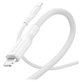 Kábel USB-C/Lightning, 60 W, Racing, 1,2 m, Striebornobiela, empower