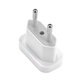 220V Napájací adaptér z US do EU (Biely)