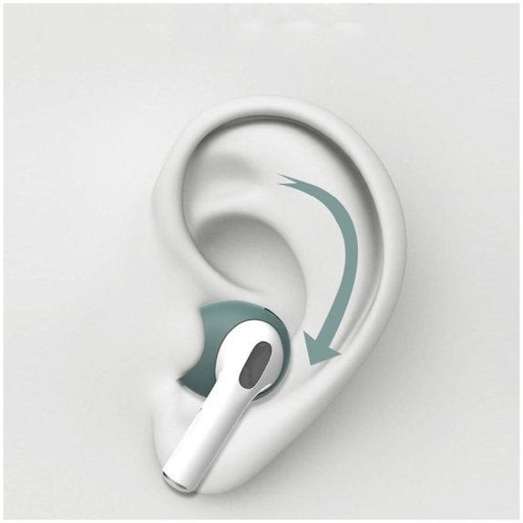 Náhradné silikonové štuple pre Apple AirPods 3, Čierne