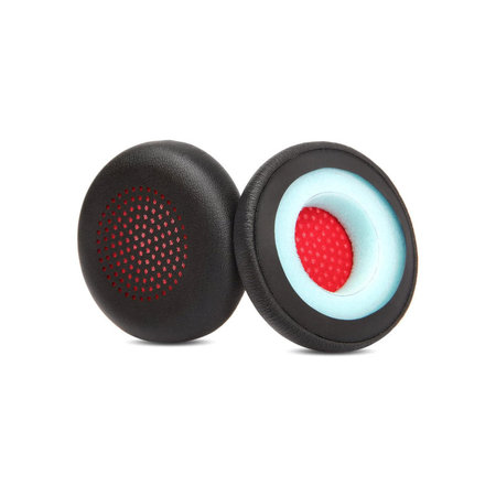 Náhradné Náušníky pre Poly Blackwire 5200, Voyager 5200,  Pamäťová pena + PU Koža, Čierne, 1 pár