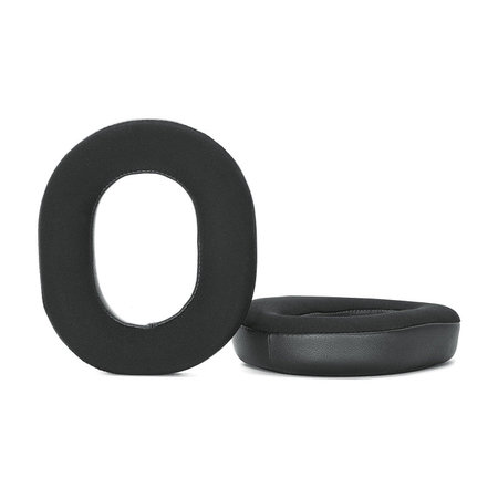 Náhradné Náušníky pre Razer Blackshark V3, V3X, Pamäťová pena + Textil + PU Koža, Čierne, Chladivý Gél, 1 pár