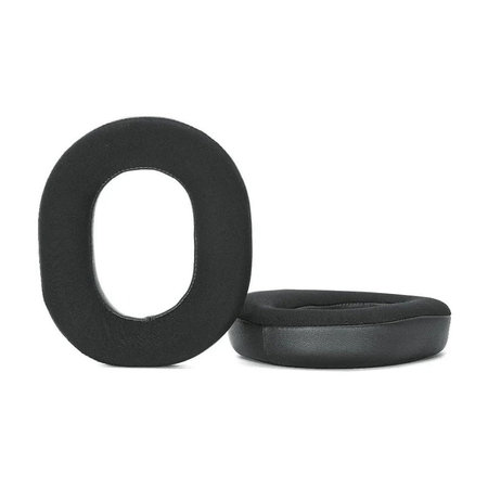 Náhradné Náušníky pre Razer Blackshark V3 Pro, Pamäťová pena + Textil, Čierne, 1 pár