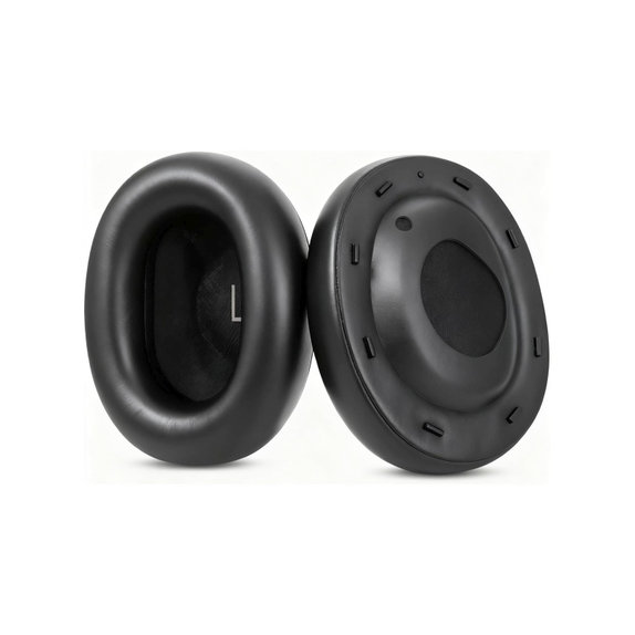 Náhradné Náušníky pre Jbl Tour One M3, Pamäťová pena + PU Koža, Čierne, 1 pár