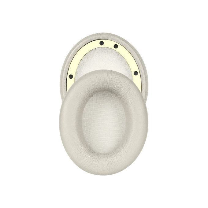 Náhradné Náušníky pre Beats Studio Pro, Pamäťová pena + PU Koža, Šedé, 1 pár