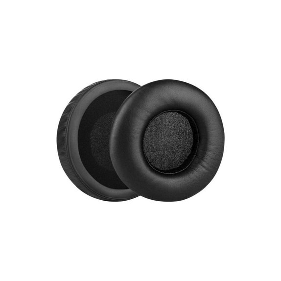 Náhradné Náušníky pre AKG K845BT, K545, K540, Pamäťová pena + PU Koža, Čierne, 1 pár