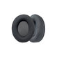 Náhradné Náušníky pre Kingston HyperX Stinger Core, Pamäťová pena + Textil, Čierne, 1 pár