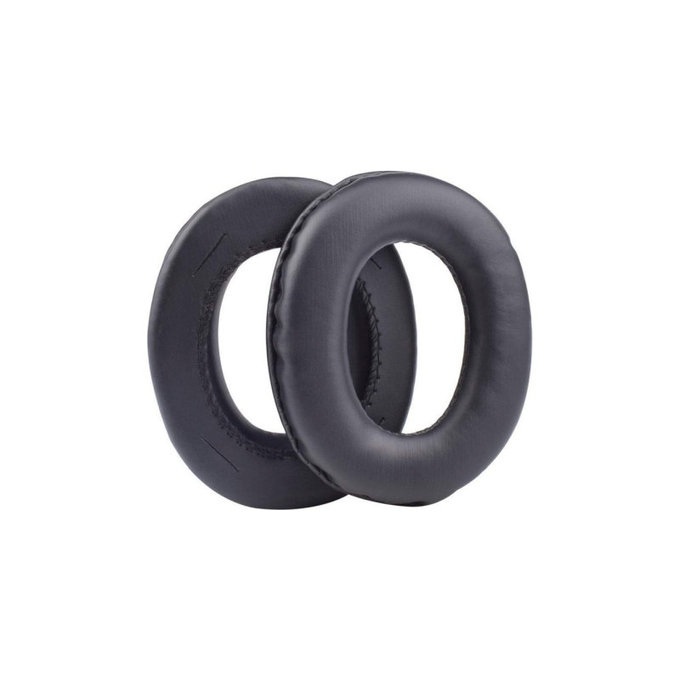 Náhradné Náušníky pre Panasonic RP-HTX7, RP-HTX7A, RP-HTX9, Pamäťová pena + PU Koža, Čierne, 1 pár