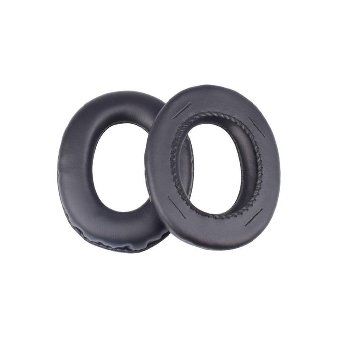Náhradné Náušníky pre Panasonic RP-HTX7, RP-HTX7A, RP-HTX9, Pamäťová pena + PU Koža, Čierne, 1 pár