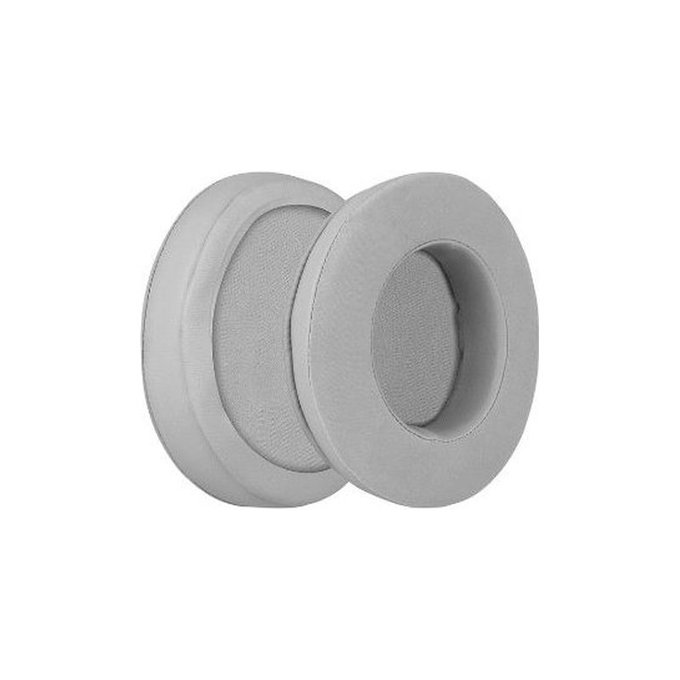 Náhradné Náušníky pre Razer Nari a Kraken, Pamäťová pena + PU Koža + Neoprén, Šedé, 1 pár