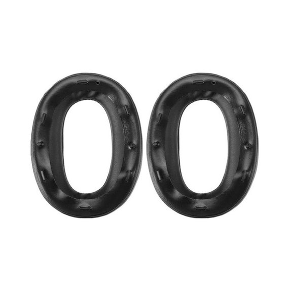 Náhradné Náušníky pre Sony MDR-1000X, WH-1000XM2, Pamäťová pena + PU Koža, Čierne, 1 pár