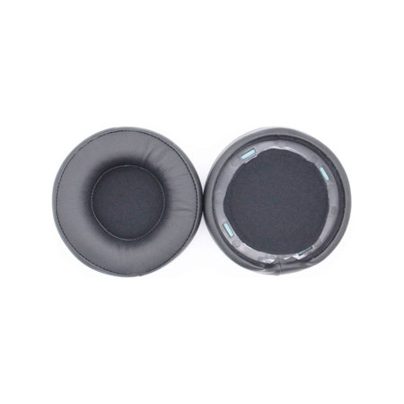 Náhradné Náušníky pre SteelSeries Siberia 650, Pamäťová pena + PU Koža, Čierne, 1 pár