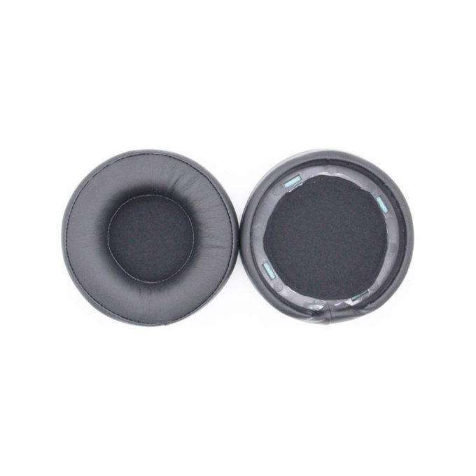 Náhradné Náušníky pre SteelSeries Siberia 650, Pamäťová pena + PU Koža, Čierne, 1 pár