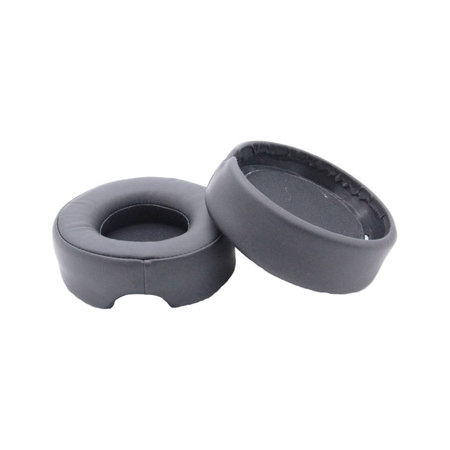 Náhradné Náušníky pre SteelSeries Siberia 650, Pamäťová pena + PU Koža, Čierne, 1 pár