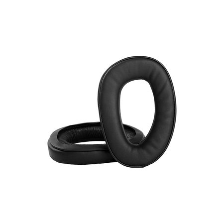 Náhradné Náušníky pre Sennheiser GSP300, GSP350, GSP370, Pamäťová pena + PU Koža, Čierne, Chladivý Gél, 1 pár