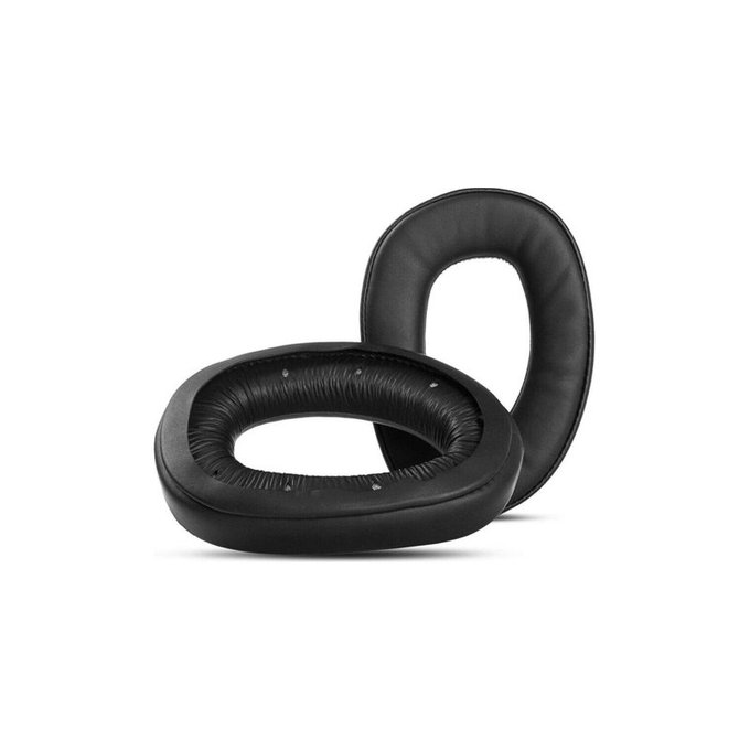 Náhradné Náušníky pre Sennheiser GSP300, GSP350, GSP370, Pamäťová pena + PU Koža, Čierne, Chladivý Gél, 1 pár