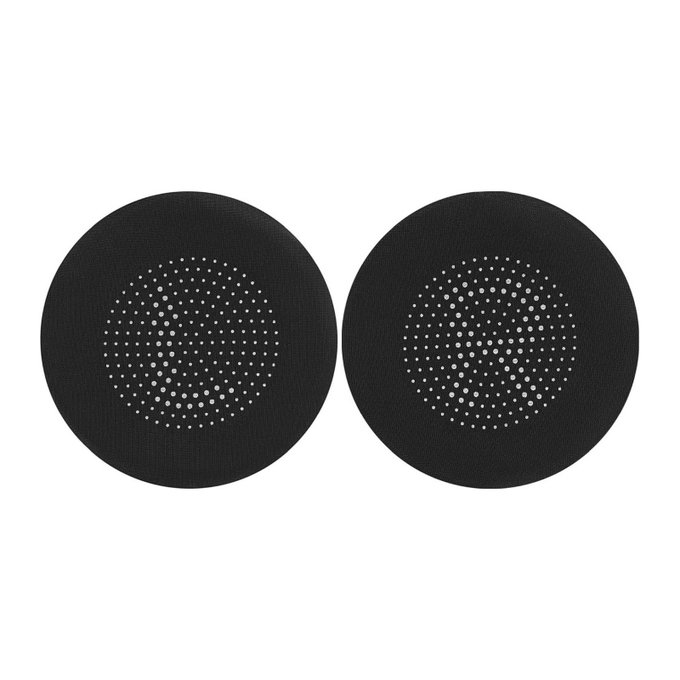 Náhradné Náušníky pre Jabra Evolve 75, 75+, UC, MS, Pamäťová pena + PU Koža, Čierne, Chladivý Gél, 1 pár