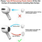 Náhradné silikonové štuple pre Apple AirPods 3 Pro, Set 3ks (L, M, S),  Biele