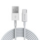 USB / USB-C kábel Smart, 2.1A, 2m, biela, Devia