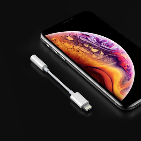 Adaptér Smart 3,5mm Jack / Lightning, biela, Devia