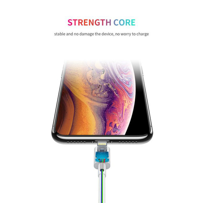 Lightning / USB-C kábel Smart, PD 20W, 1m, biela, Devia