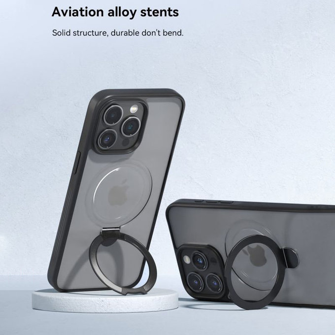 Puzdro Delight s MagSafe pre iPhone 15 Pro Max, čierna, Devia