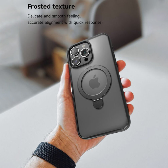 Puzdro Delight s MagSafe pre iPhone 15 Pro Max, čierna, Devia