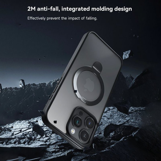 Puzdro Delight s MagSafe pre iPhone 15 Pro Max, čierna, Devia