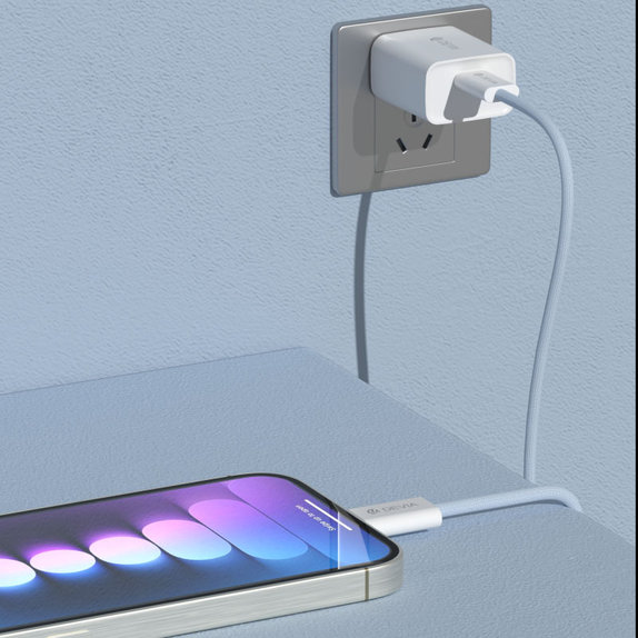 USB-C / USB-C kábel Smart, PD 60W, 1m, biela, Devia