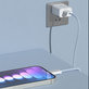 USB-C / USB-C kábel Smart, PD 60W, 1m, biela, Devia