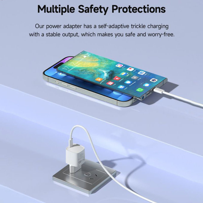 Nabíjací adaptér Mini USB-C, PD 30W, biela, Devia