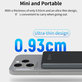 MagSafe PowerBank Extreme Speed Mini s displejom, PD 20W, 5000mAh, Space Grey, Devia