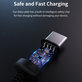USB / USB-C kábel Gracious, 2.1A, 2m, čierna, Devia
