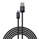 Lightning / USB kábel Gracious, 2,4A, 1m, čierna, Devia
