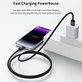Lightning / USB kábel Gracious, 2,4A, 1m, čierna, Devia