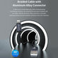 Lightning / USB kábel Gracious, 2,4A, 1m, čierna, Devia