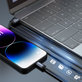 Lightning / USB kábel Gracious, 2,4A, 1m, čierna, Devia