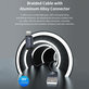 Lightning / USB kábel Gracious, 2,4A, 2m, čierna, Devia