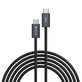 USB-C / USB-C kábel Extreme Speed, PD 240W, 2m, čierna, Devia