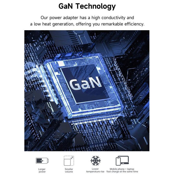 Nabíjací adaptér Extreme Speed, 2x USB-C + USB-A, PD 65W, biela, Devia